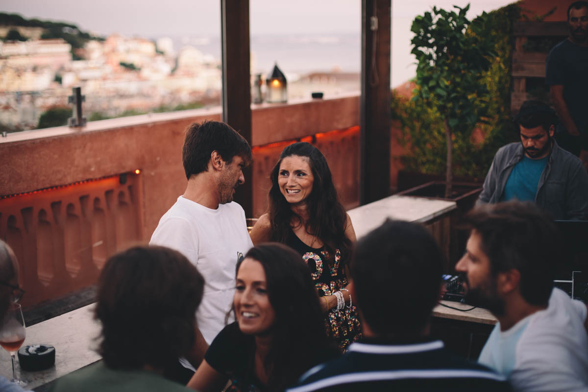 The Insólito's sun terrace, with a magnificent view of the old city and river